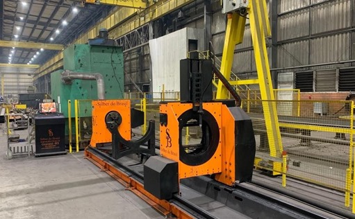 Máquina CNC de Corte e Recorte PIPE 4 EIXOS TB-400 SILBER